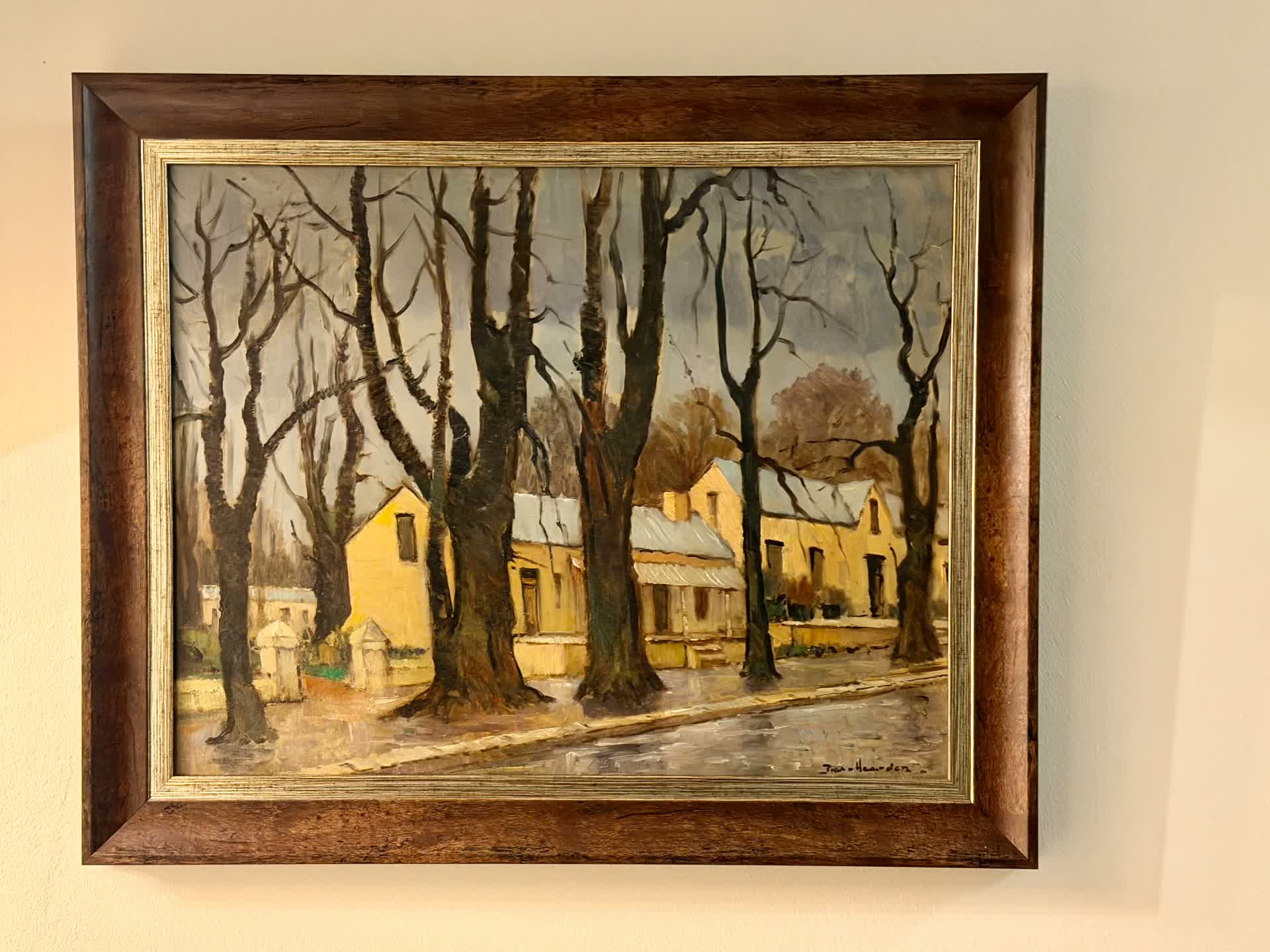 Paarl Winter Morning by Piet Van Heerden
