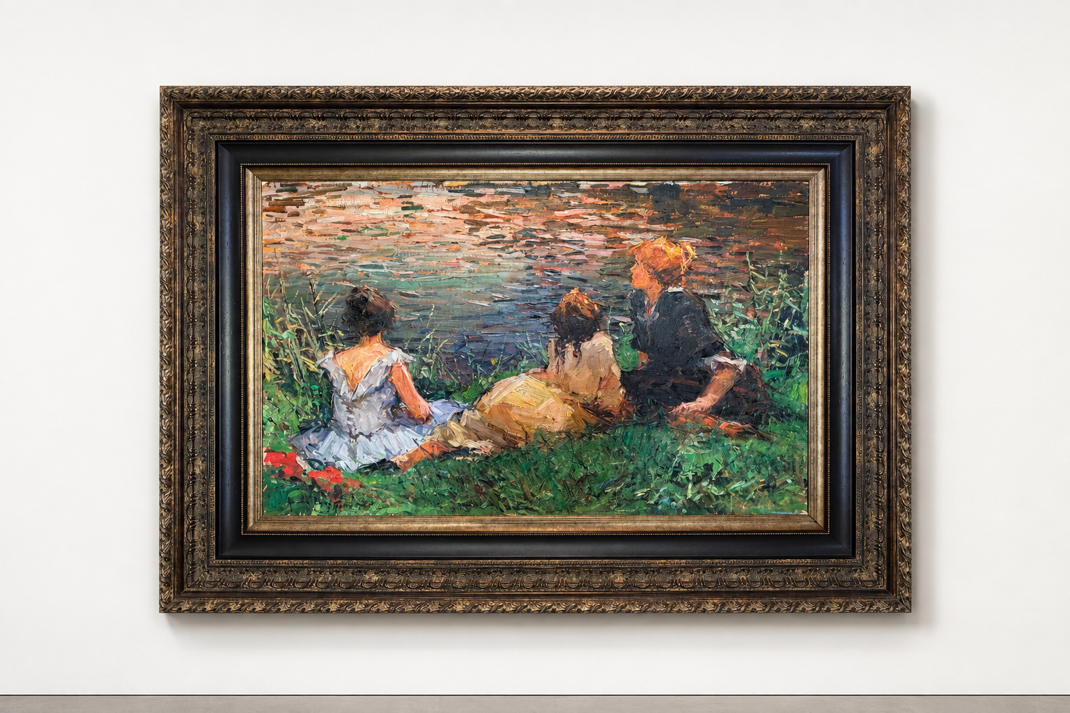 Mother and Children by Adriaan Boshoff