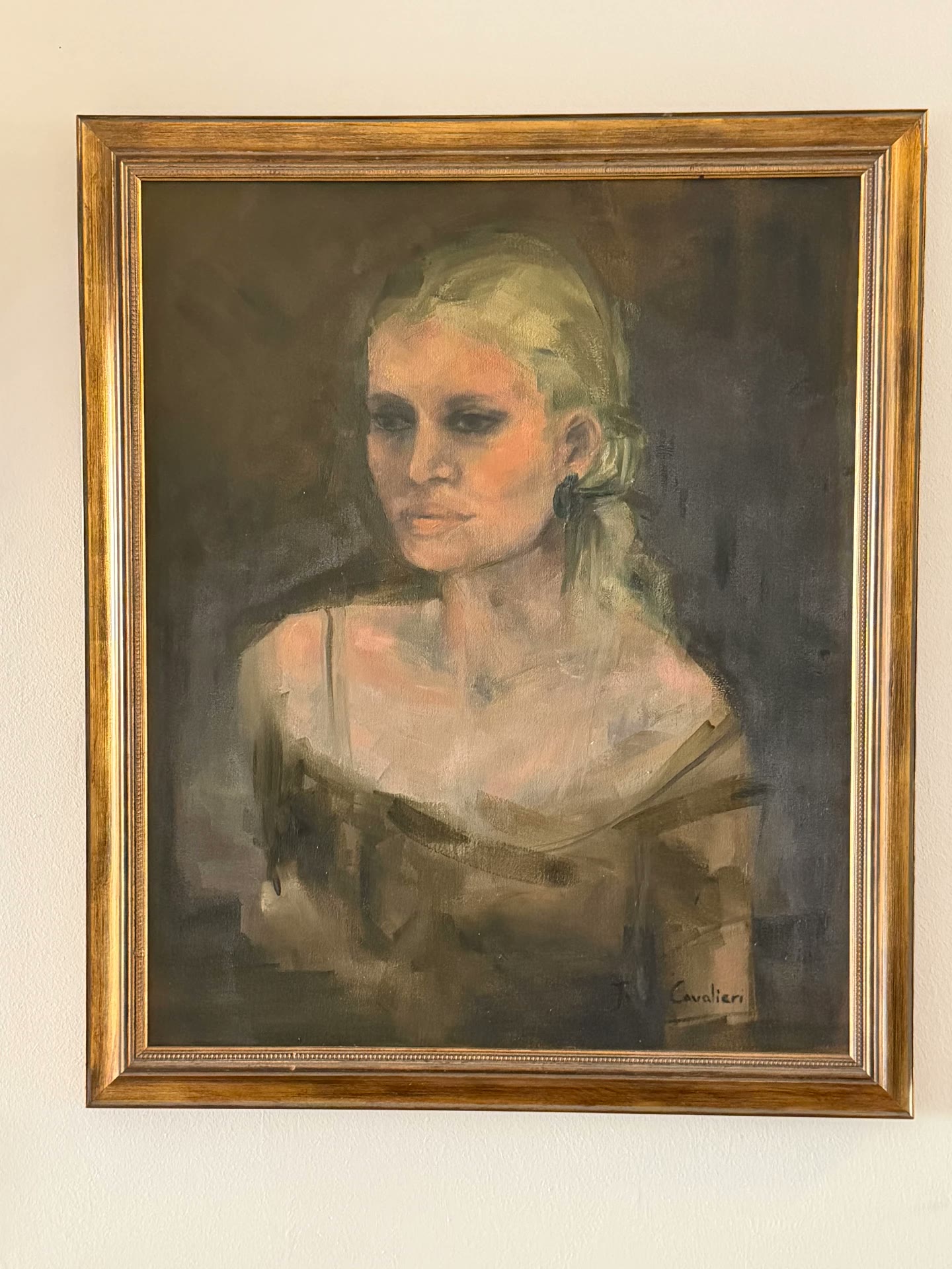 Portrait of a Young Woman by Julia Cavalieri